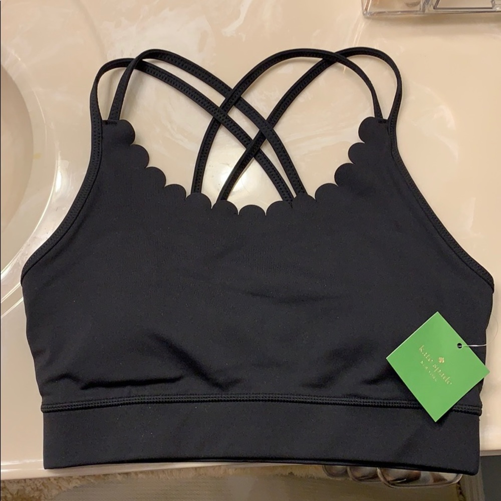Kate Spade Scalloped Sports bra